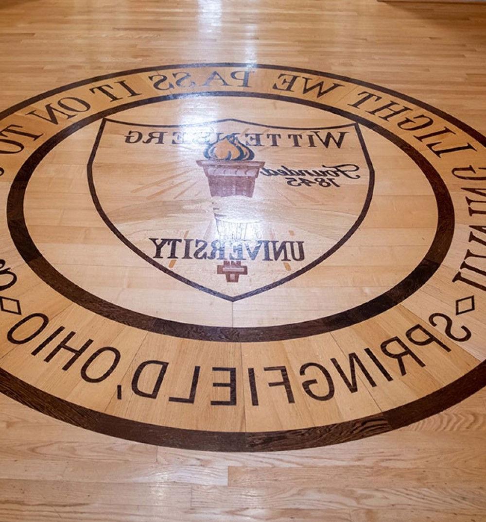 Recitation Hall Wittenberg University Seal